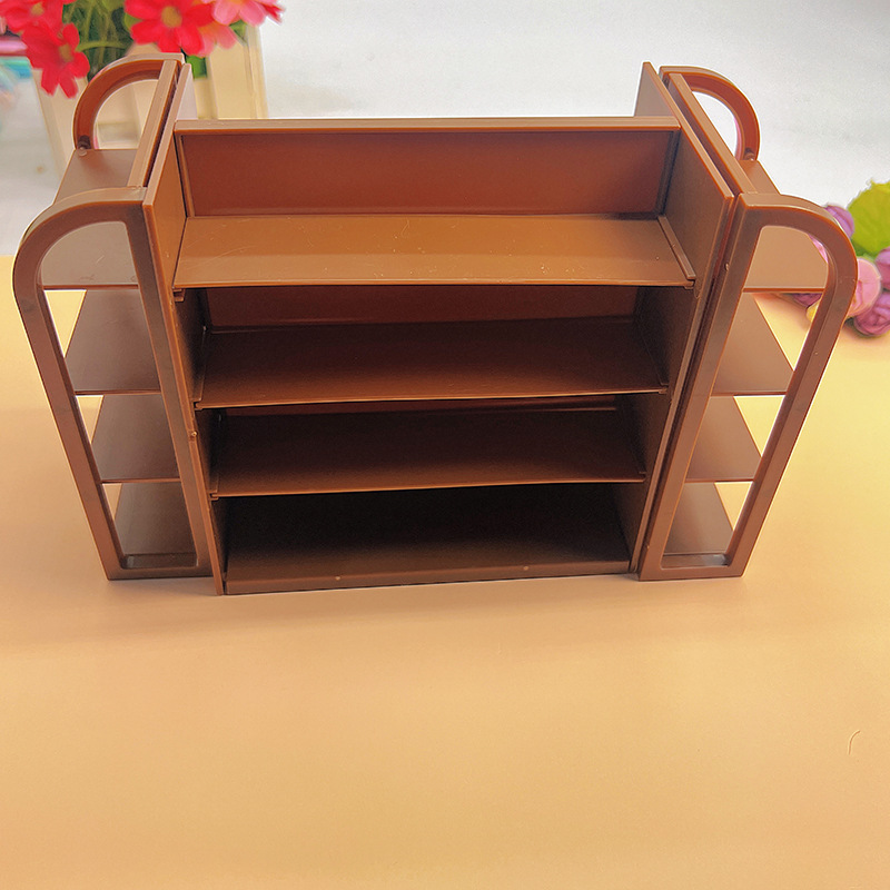 Juego de comida en miniatura, estante para pan de simulación, mini carrito de compras, carrito pequeño, juego para niños, juguete, decoración de bricolaje