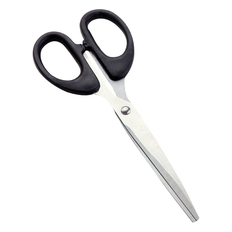 Офисные принадлежности из нержавеющей стали бытовые ножницы черный офисные ножницы для студентов большой толстый инструмент ручной работы ножницы оптом