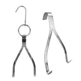 Stainless Steel Herringbone Hooks for Barbecue, Roasting Chicken, Roast Duck, Cured Meat, Meat Hooks, Barbecue Skewers, Pigeon Skewers, Double Hooks, Thickened and Durable
