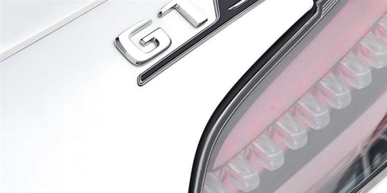 Mercedes-Benz GTC GTR GTS modified side fender emblems, AMG rear emblems, car logos, letter emblems, trunk emblems, Mercedes-Benz emblems