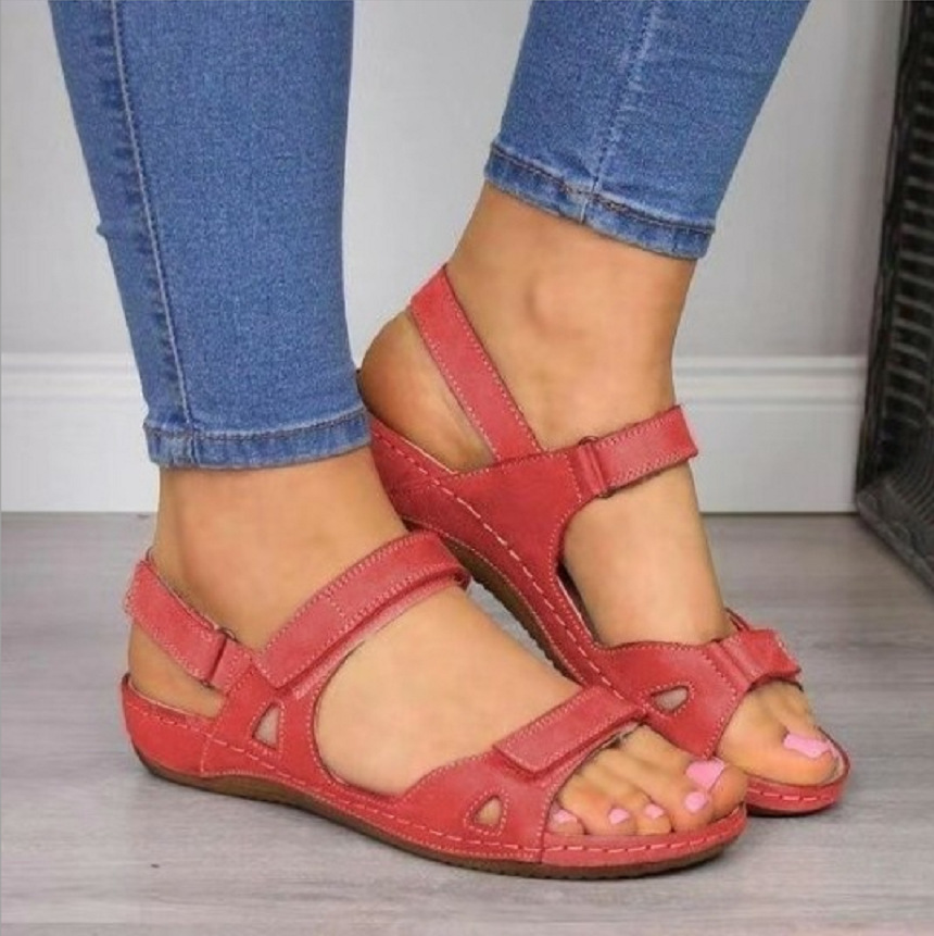 summer sandals platform wedge heel for leisure