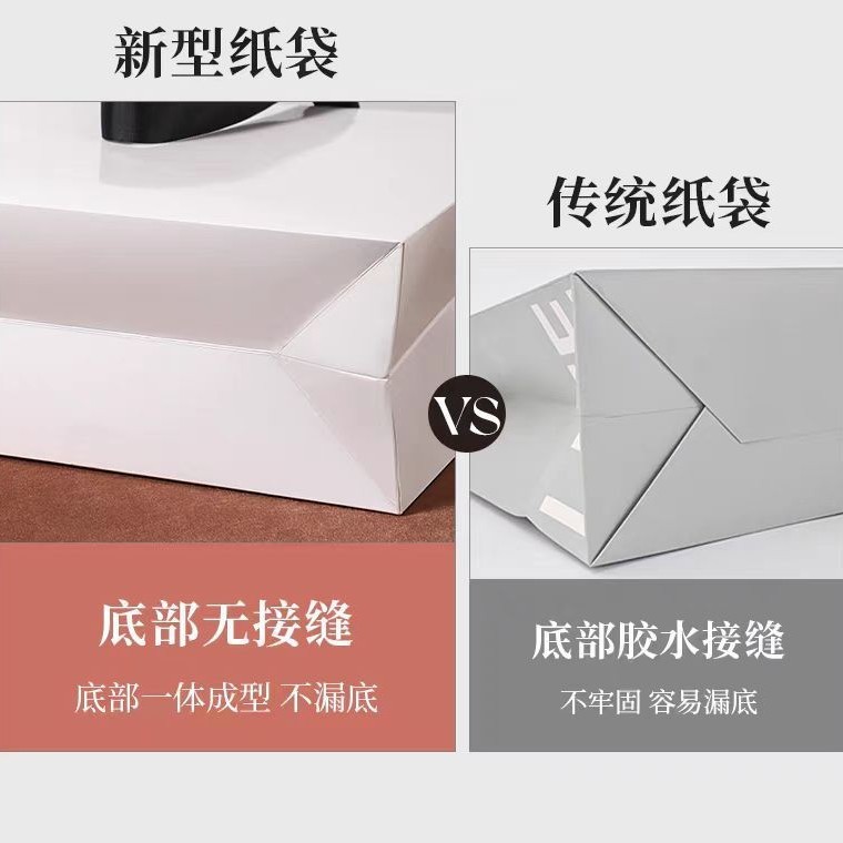 ウエストラインなしの厚みのあるハンドバッグ、高級ギフトバッグ、衣料品店のハンドバッグ、ギフト包装袋、ロゴのカスタマイズ|undefined