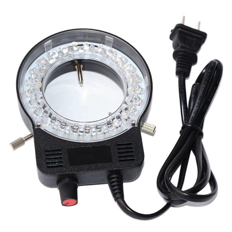 USBOK65 микроскоп тороидальный источник света CCD Промышленная камера визуальная светодиодная лампа с регулируемой яркостью 100-250V через