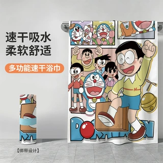 卡通男孩速干运动浴巾游泳沙滩巾披肩裹巾吸水便携健身速干浴巾