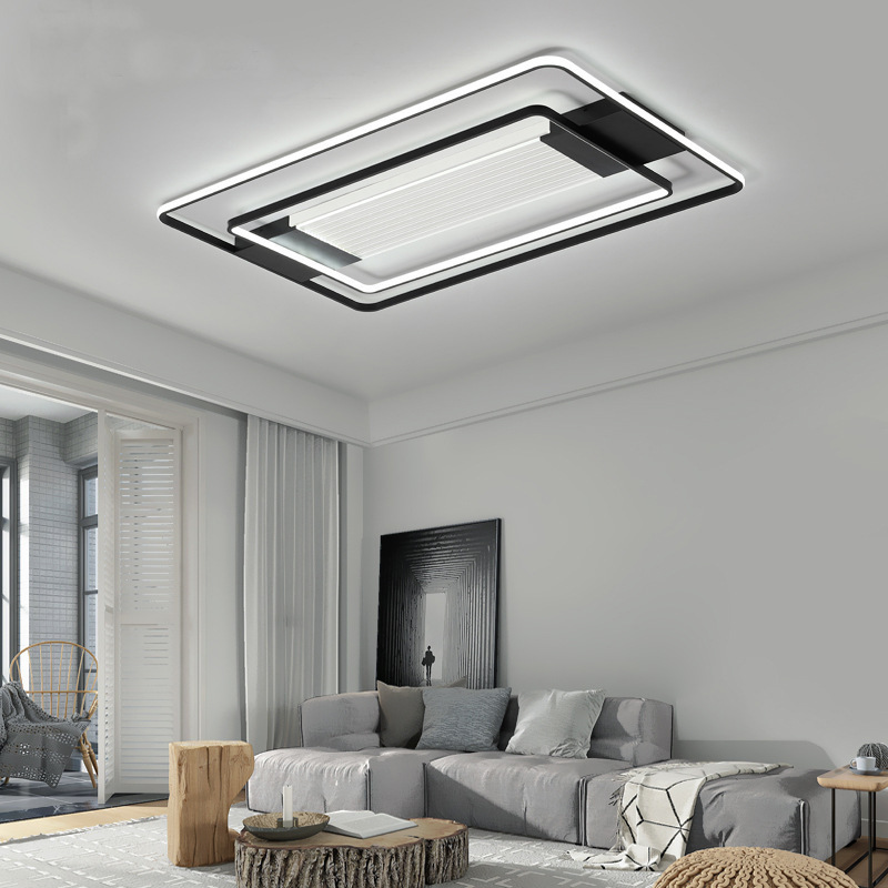 吸頂燈2024新款簡約臥室圓形燈創意百搭房間書房燈長方形燈