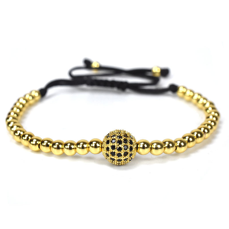 10mm diamante Oro Negro circonio