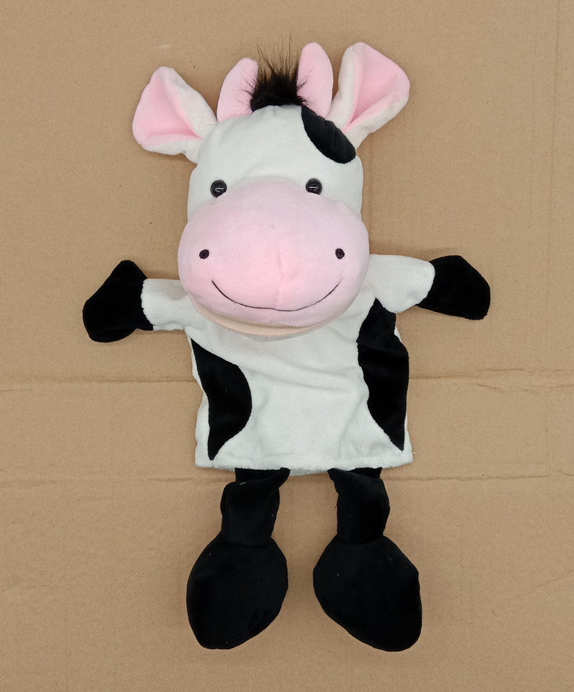 Marioneta animal León Cordero Gris Lobo Niños Bebé comodidad historia entre padres e hijos marioneta de peluche accesorios de rendimiento