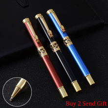 High Quality Full Metal Dragon Crystal Roller Ballpoint Pen