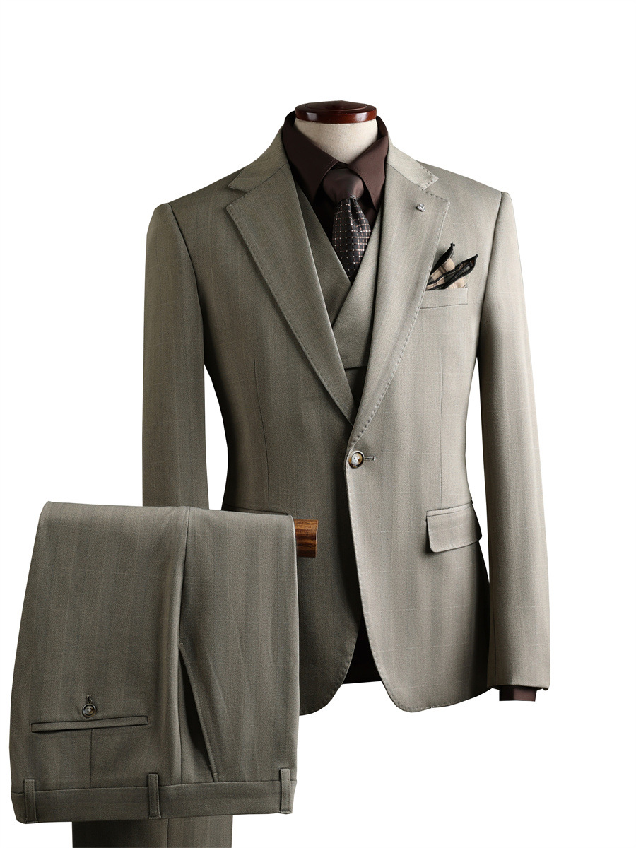 チェック柄スーツ メンズ ビジネスカジュアル 宴会 結婚式 スーツ オフィスフォーマルスーツ メンズスーツ 司会者