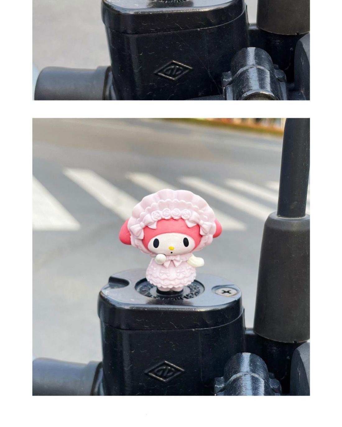 Car Ornaments Lolita Kuromi Melody Battery Electric Car Motorcycle Motorcycle Car Central Control Decorations