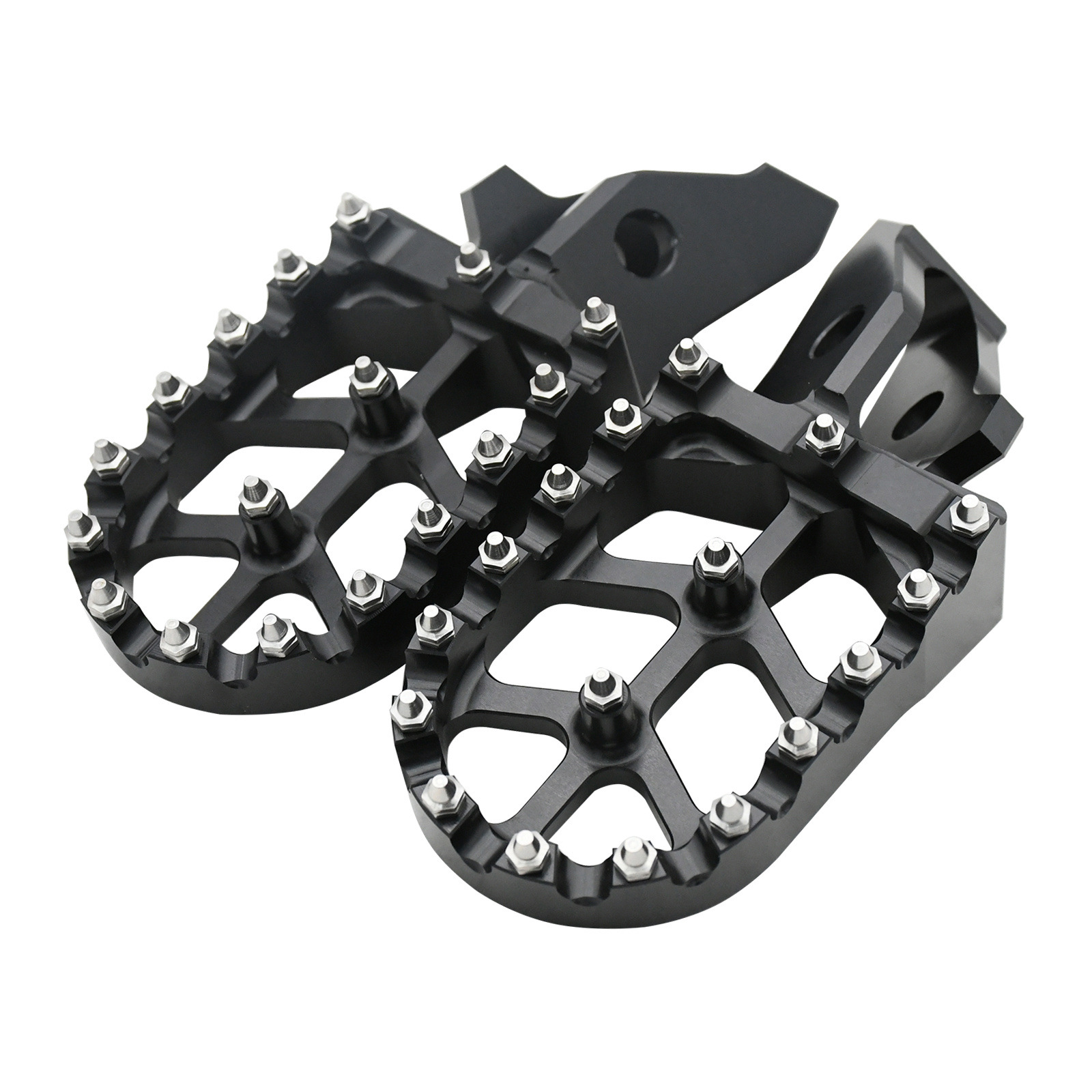 Special modified anti-slip footrests for QiuLongJiFeng electric off-road vehicles, made of aluminum alloy and enlarged for better stability