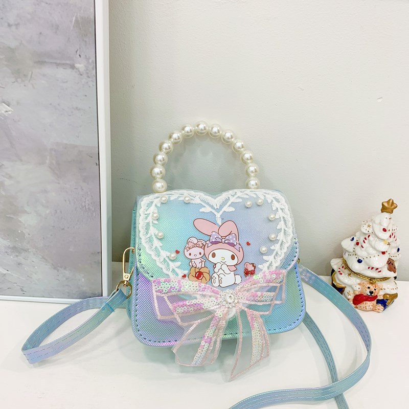 Coreano lindo bolso de niña dulce amor nicho bolso de hombro 2024 nuevo tipo de cartoon princess mochila