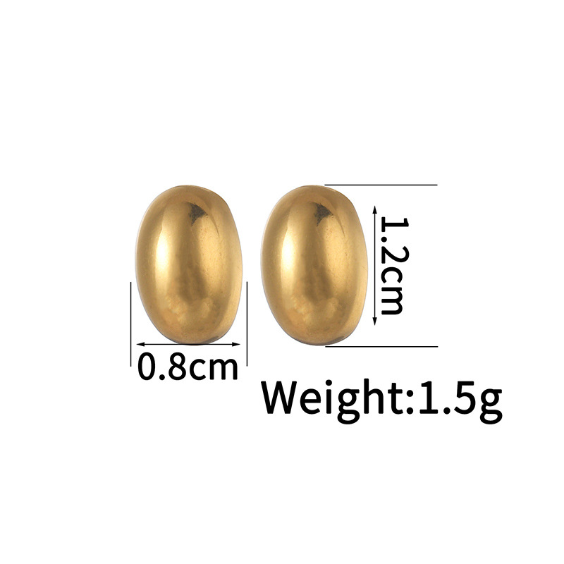 Holiday, Daily Occasion 1 Pair Retro Heart Shape Irregular Plating 304 Stainless Steel Stainless Steel Earrings