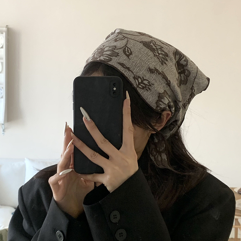 Pañuelo de seda, tira larga, estampado de alta calidad, bolso atado, decoración de cinta, accesorios de regalo, pañuelo de seda, estilo antiguo, diadema al por mayor