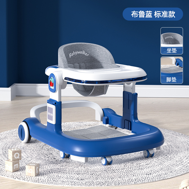 El andador para bebés y niños pequeños es anti-vuelco durante 6-18 meses.