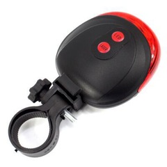 Bicycle light laser taillight parallel line warning taillight mountain bike dead fly accessories cycling equipment