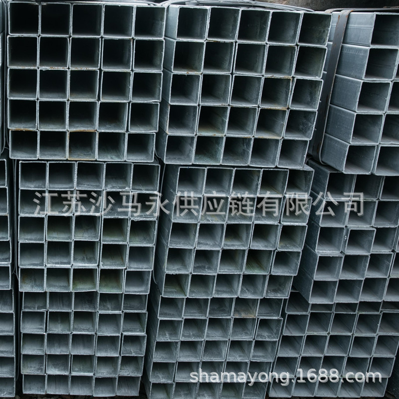 方矩管 镀锌方管热镀方矩管 方管60*60 幕墙用镀锌方管矩形管零售