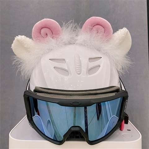 Motorcycle Decoration Cat Ears Helmet Detachable