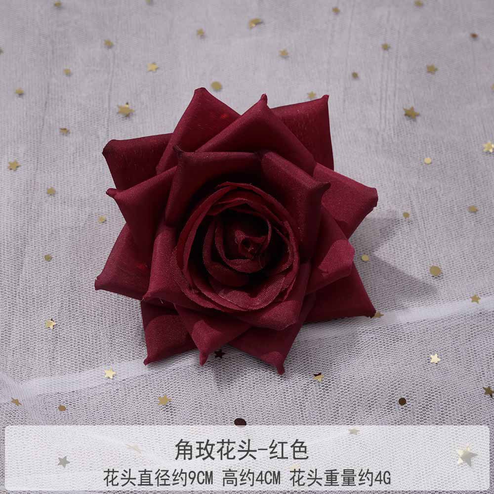 XH2-Horned 로즈 플라워 헤드-레드