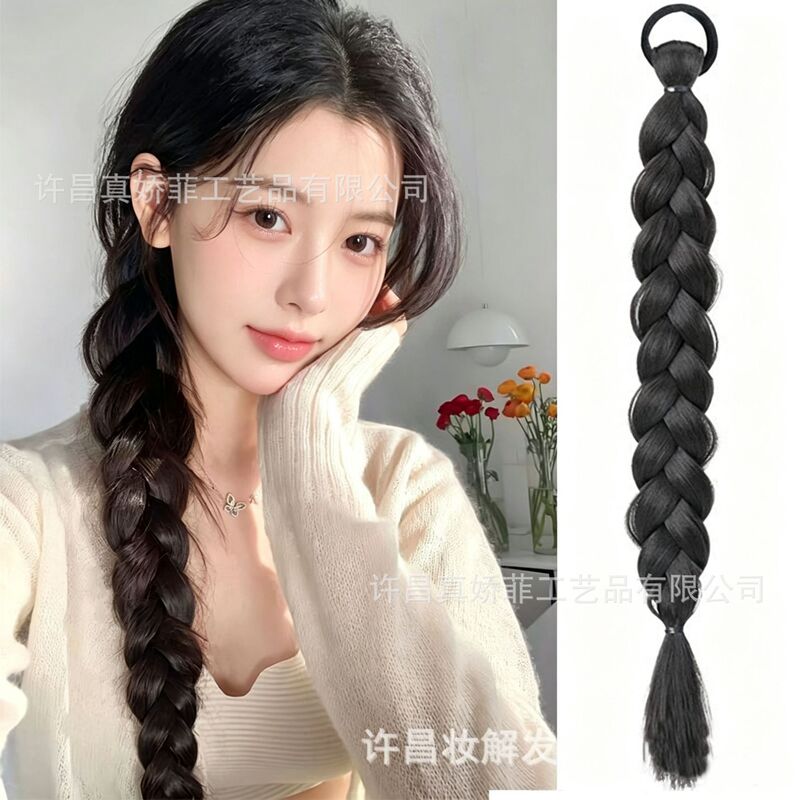 Wig Braids for Women, Playful and Cute Ponytails, Exclusive Artificial Hair Braids for Hot Girls, Natural Ponytails