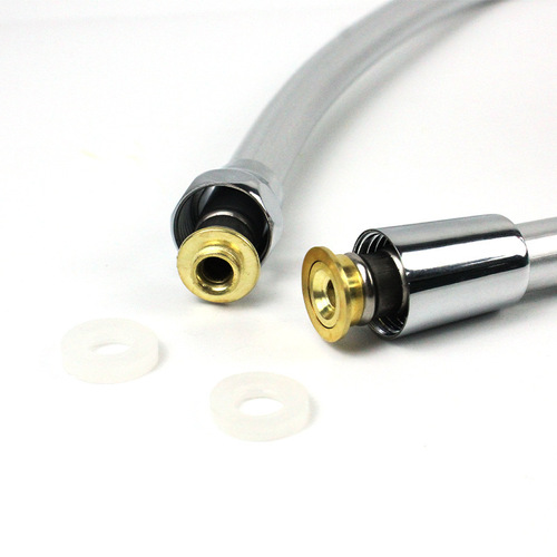 Manufacturer hose thickened anti-winding double copper explosion-proof temperature-resistant shower head PVC water pipe household bath heater outlet pipe