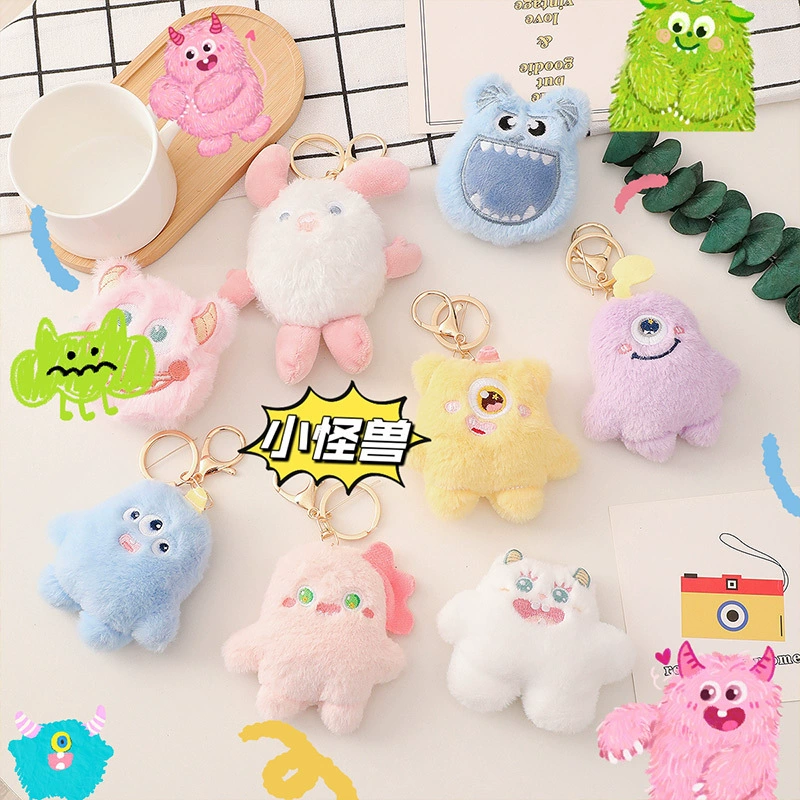 Маленькая Красная книга такая же милая кукла кулон Одноглазый монстр брелок Мультфильм Плюшевая кукла брошь школьный рюкзак украшения