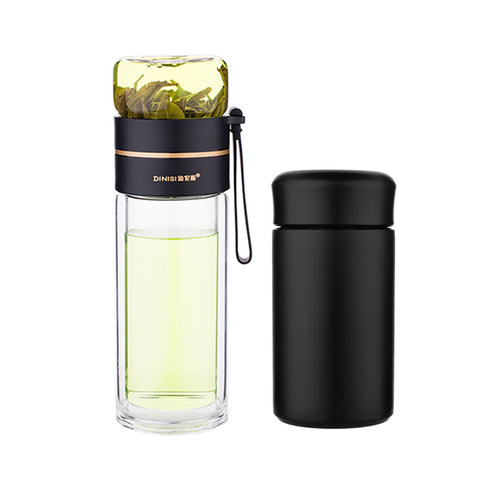 Stainless Steel 316 Men's Business Gift Cup Portable Tea Cup Gift Box Set Tea Separation Insulated Cup