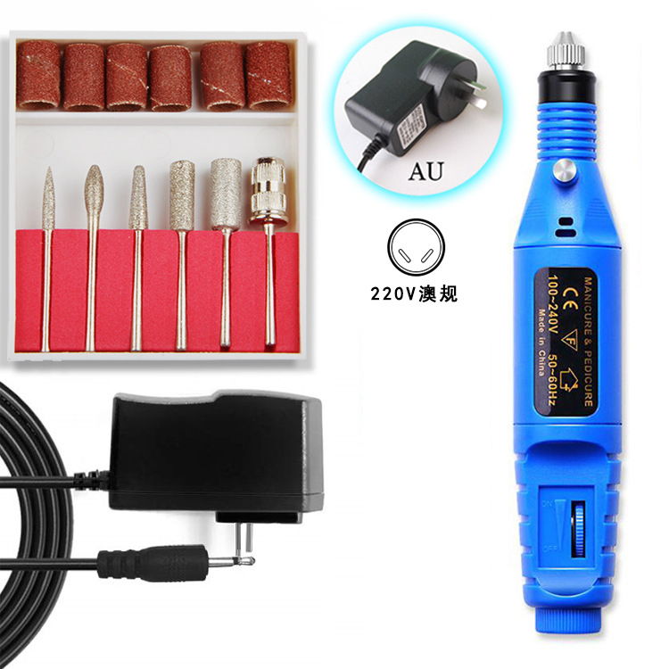 Deseo transfronterizo Amazon uñas máquina de pulir removedor de uñas máquina de esmalte de uñas traje de uñas pluma pulido