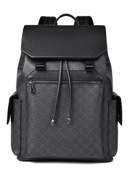 Fashionable Casual Cross-Border Large-Capacity Backpack for Men, Plaid Simple Business Backpack, Can Be Printed with Logo, Wholesale