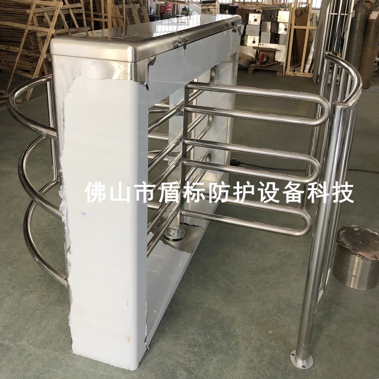 厂家供应景区单向十字旋向门 全高旋转闸栅栏道闸室外不锈钢匝门