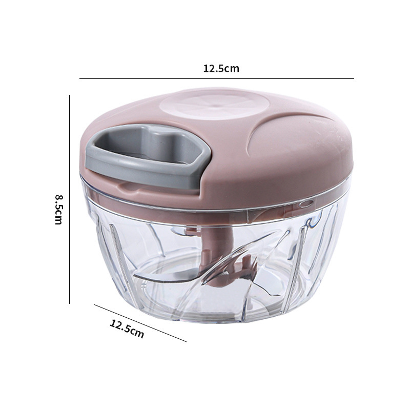 Máquina de puré de ajo, máquina de trituración de ajo manual, máquina de tirar de ajo multifuncional, picador de carne de jengibre y ajo, picador de carne complementario, mini batidor de ajo de cocina