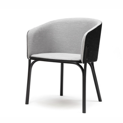 北欧简约设计师椅子网红款单人软包餐椅售楼处接待靠背围椅休闲椅|ms