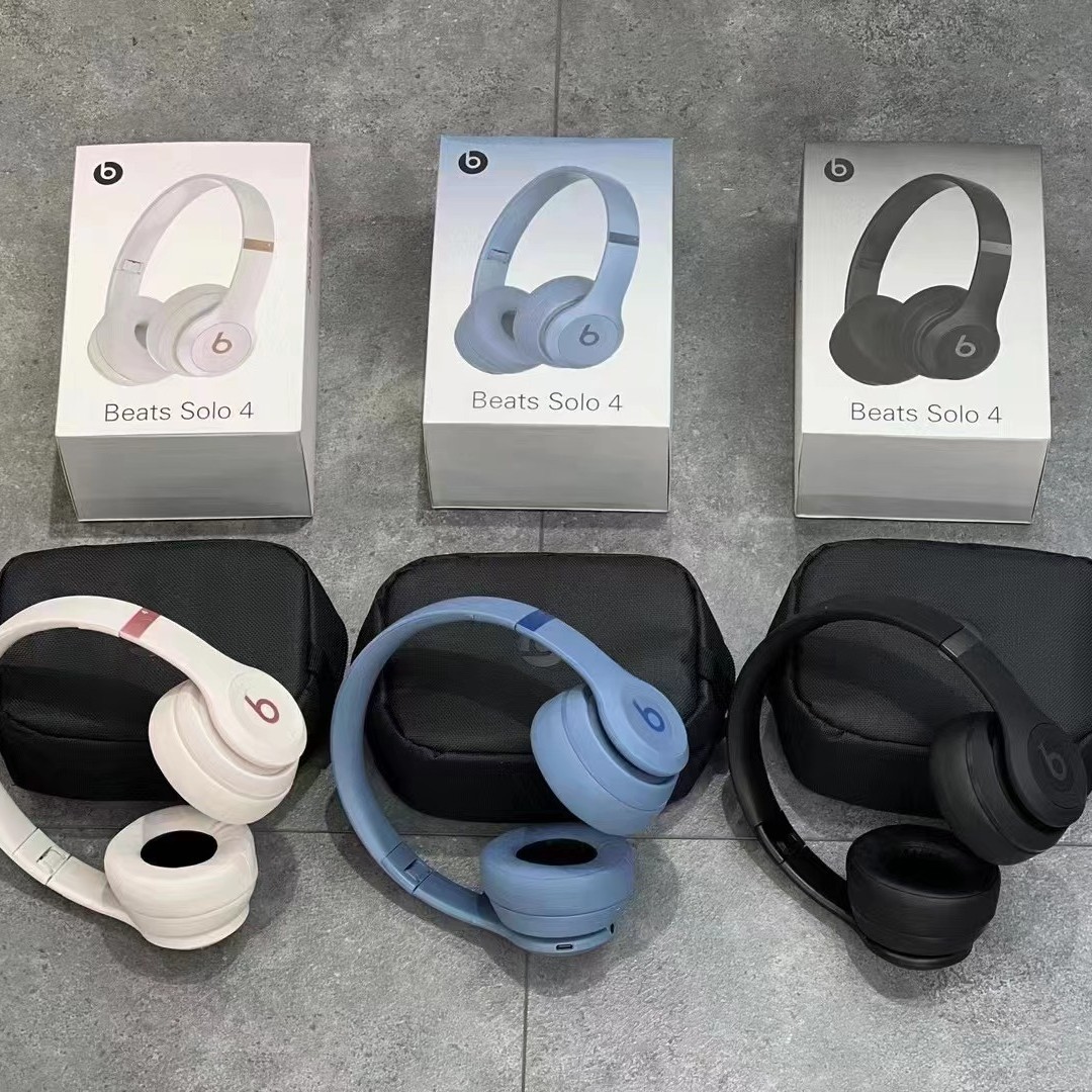 Cross-Border Popular Magic Sound Beat-S Solo4 Headphone Set Earmuffs Solo4 Stereo Cotton Head-Mounted Bluetooth Headphones