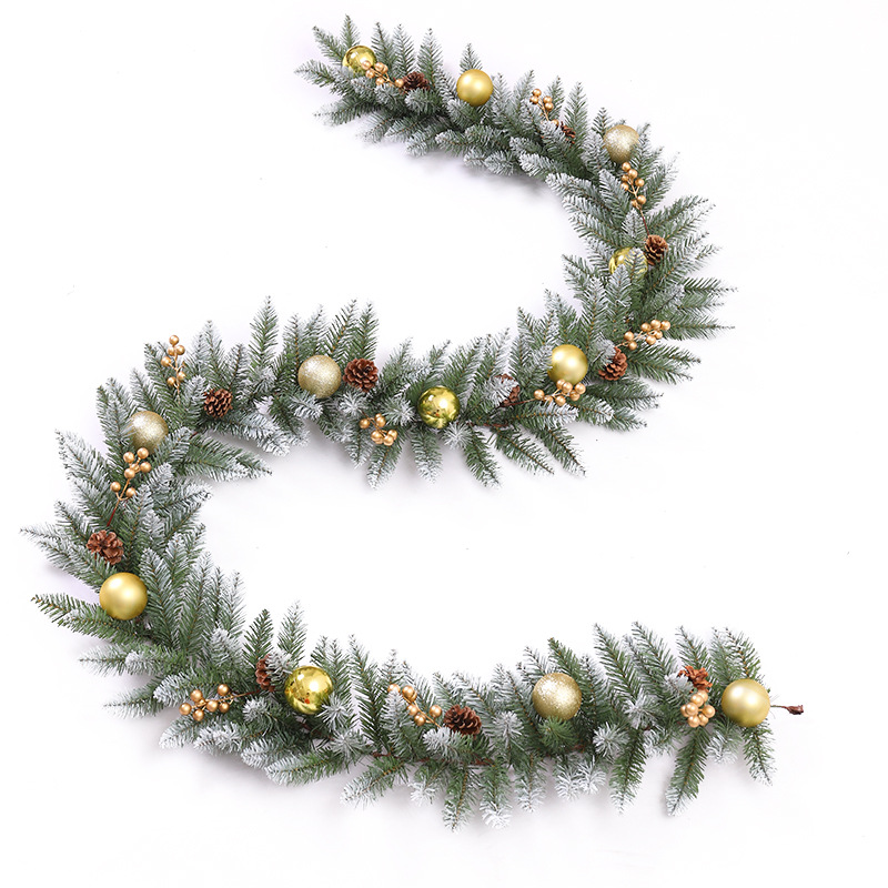 La fábrica transfronteriza directa de Navidad decoración ratán artificial ratán PVC señaló borde blanco ratán Hotel decoraciones