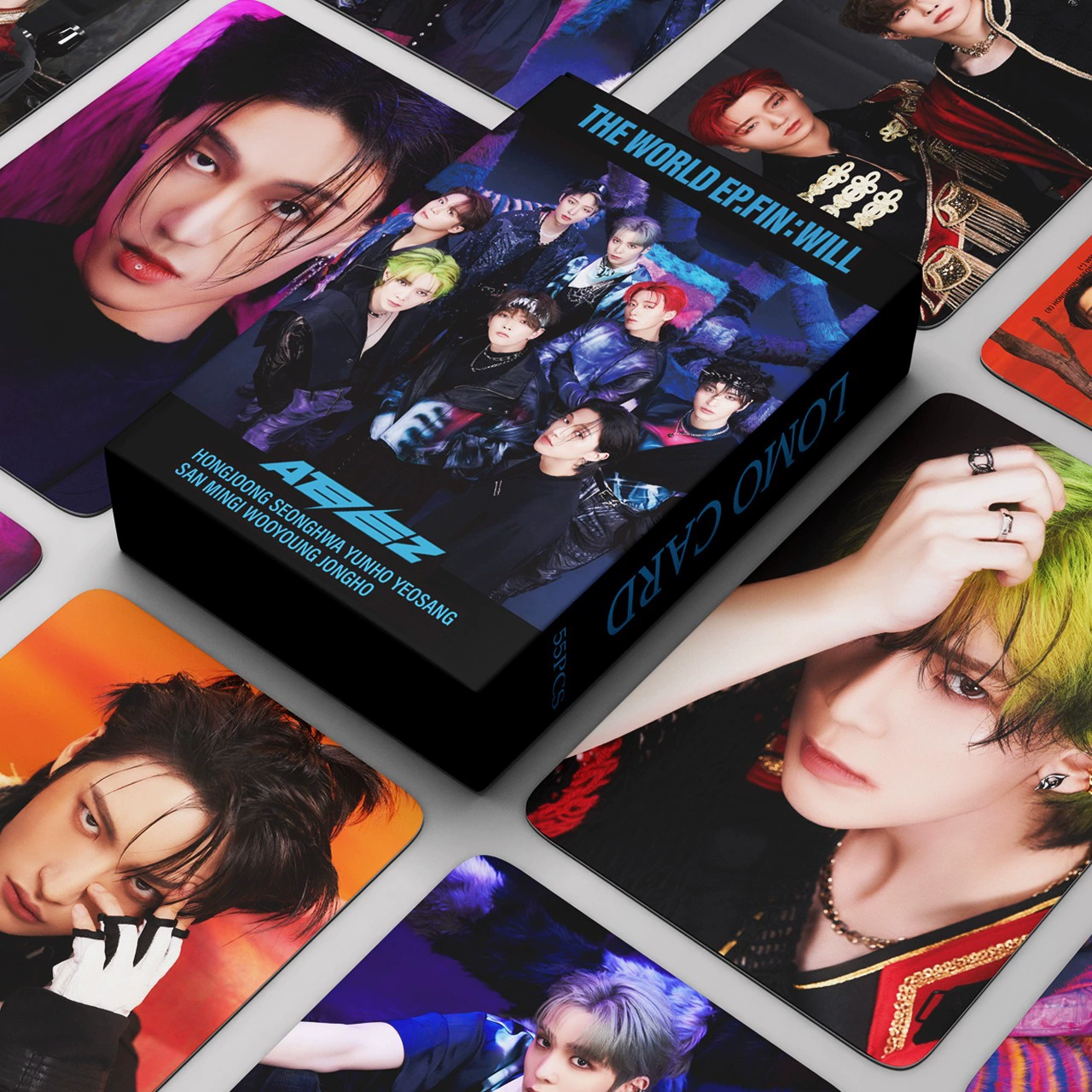 55 карта ATeez The World EP.FIN: Will карта Jinhongzhong Pu Xinghua