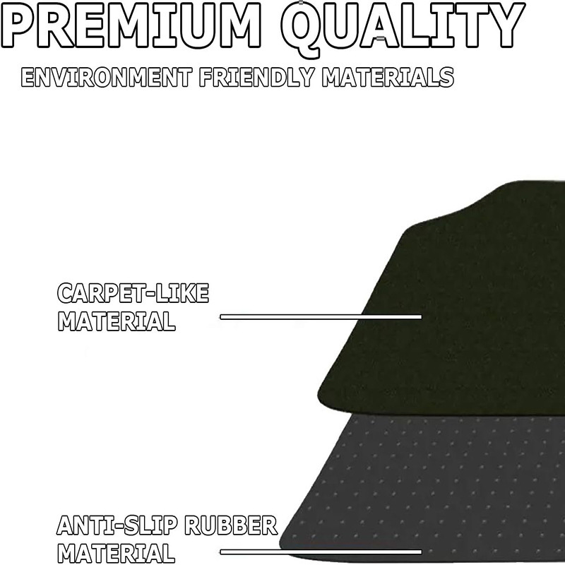Cross-border hot-selling car floor mat four-piece set, car-specific anti-slip, wear-resistant, easy-care car mats wholesale