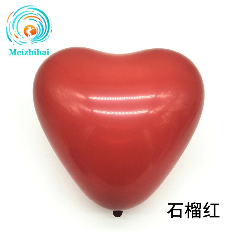 2.2g Matt Macaron Love Balloon Heart Balloon Impresión Decoración de la casa de boda Set de globos de boda