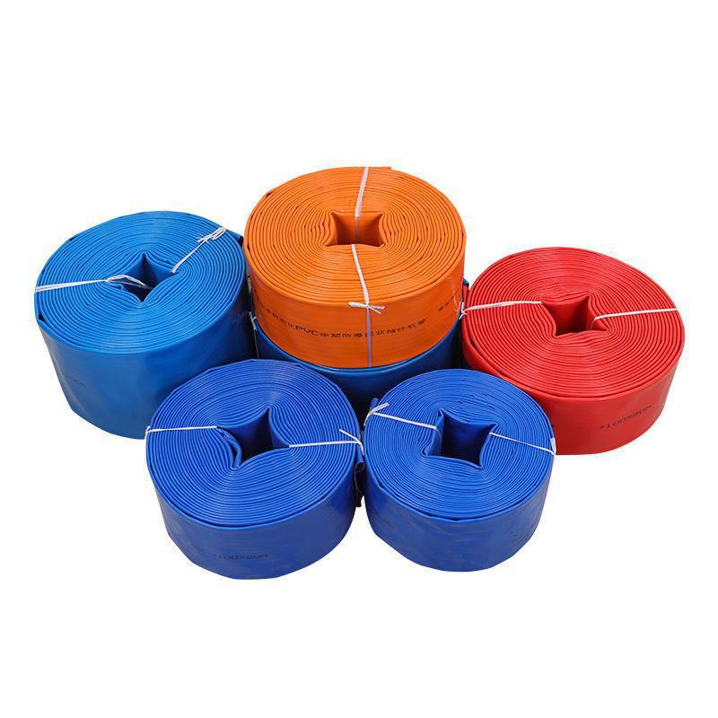 高压排水工程58水带大口径软水管农用防爆寸软管涂塑寸6寸灌溉寸4