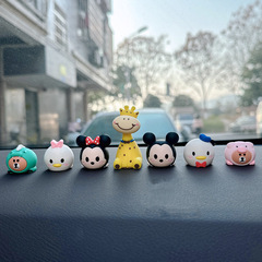 超かわいいセンターコンソール装飾品、ハイエンド漫画インテリア、かわいい車の装飾、クリエイティブな人形の装飾品