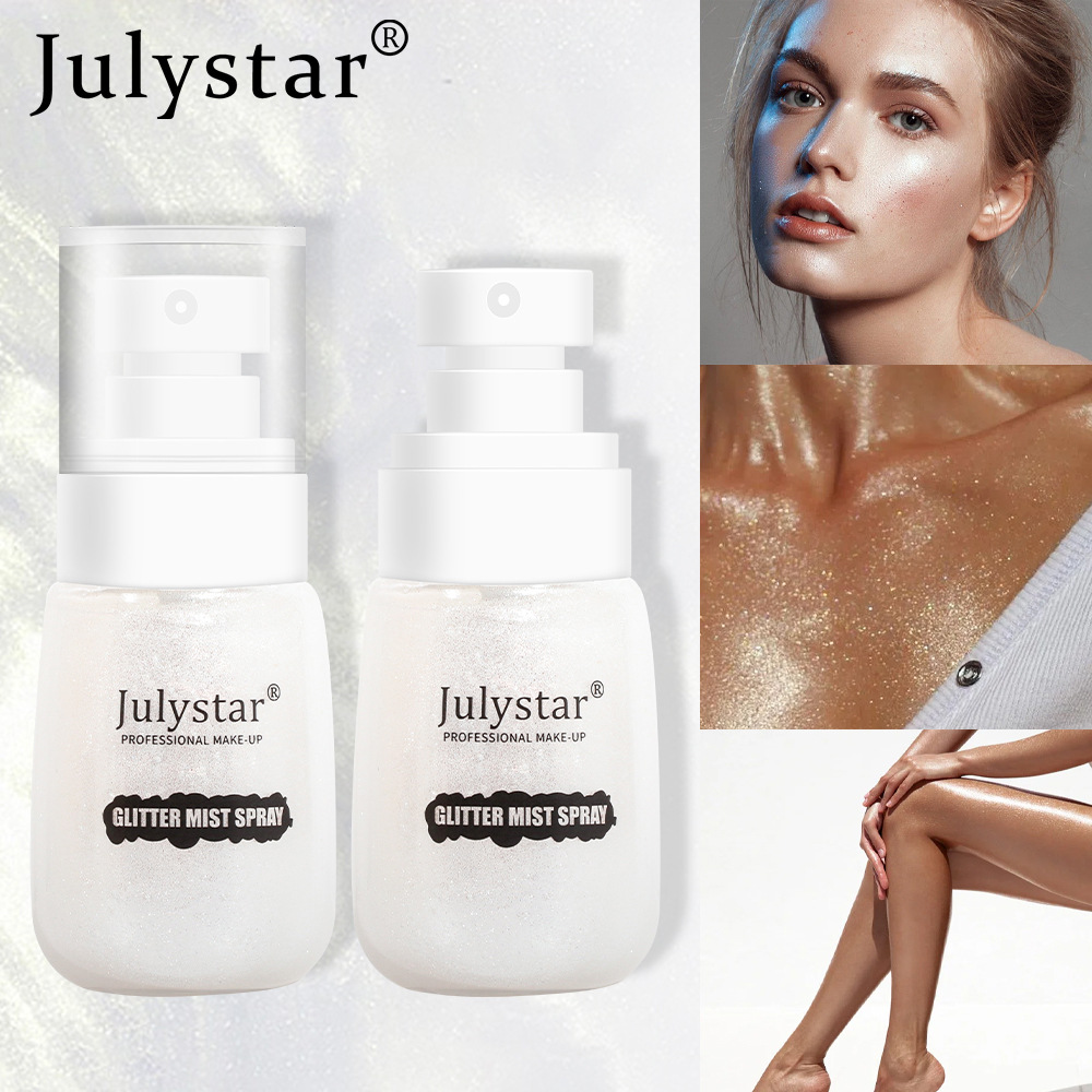 Wholesale of cross-border makeup facial contouring, brightening and highlighter, long-lasting waterproof and sweat-proof, natural body highlighter spray undefined