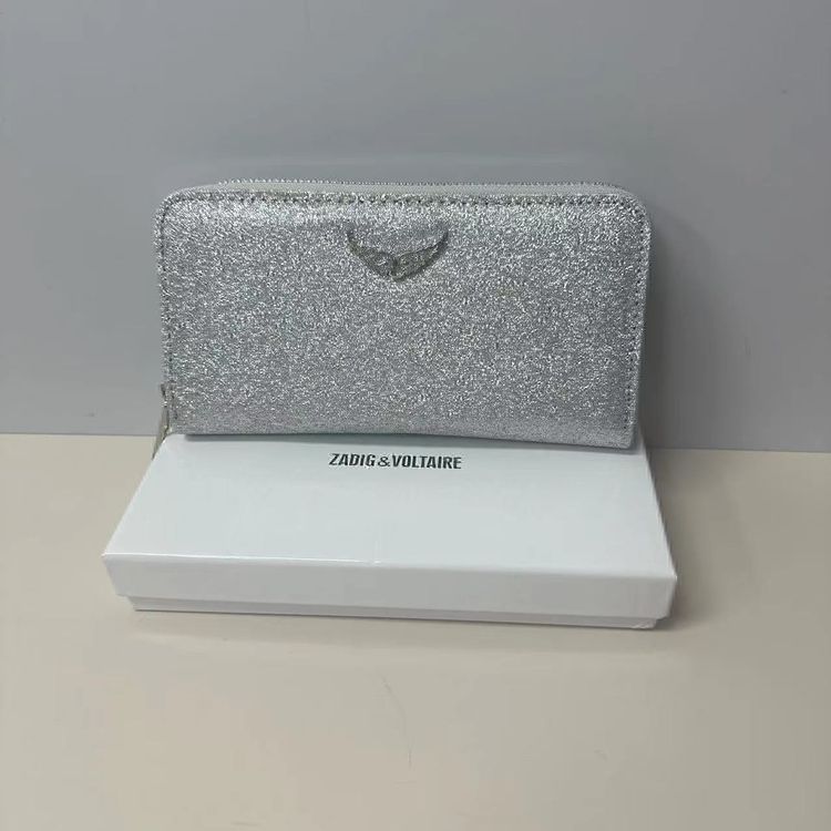 Women bag Zadig & Voltaire nueva billetera de lujo ligera de moda atmósfera de alta gama casual todo-fósforo