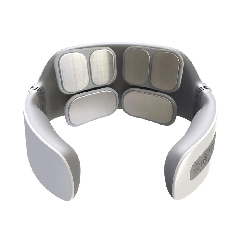 Instrumento de masaje hombro y cuello mejorado protector de cuello de seis cabezas pulso eléctrico hombro y cuello masajeador