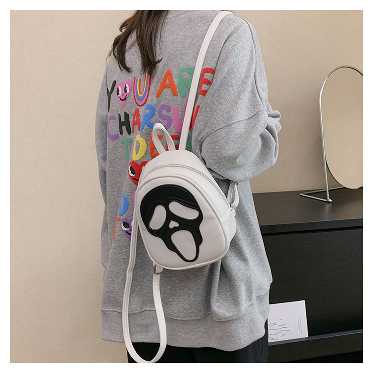 New Unisex Cross-border Foreign Trade Halloween Bag, Quirky And Personalized Ghost Bag, Skeleton Shoulder Bag, Versatile Couple Backpack_voghion.com