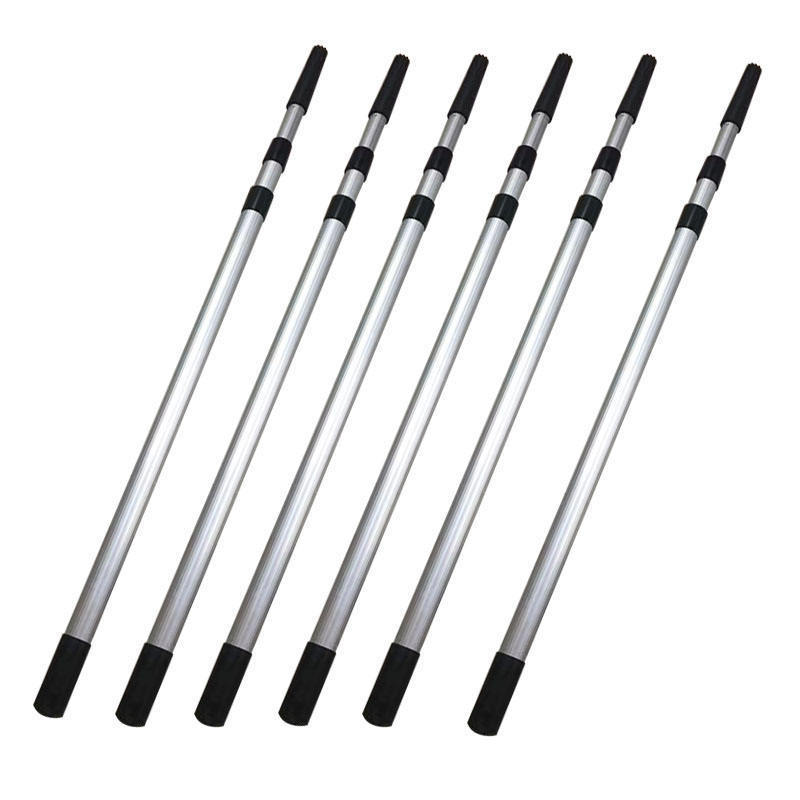 Factory wholesale 3 Section 3 meters aluminum alloy telescopic pole window cleaning hardware tools roller brush accessories non-stainless steel Factory wholesale 3 Section 3 meters aluminum alloy telescopic pole window cleaning hardware tools roller brush accessories non-stainless steel
