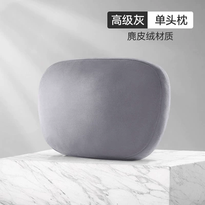 Headrest: Cushion Neck Pillow Cushion Seat - baby-velvet-headrest-non-porous-single-pack-premium-gray