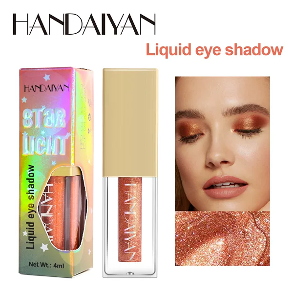 Handaiyan Korean Cross-Border Pearlescent Liquid Eyeshadow Stage Makeup Series Glitter Eyeshadow Liquid Wholesale