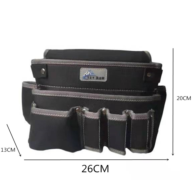 Papel de pared carpintero bolsillo de clavos bolsas cortinas carpinteros electricistas bolsas de cintura multifunción kit de instalación