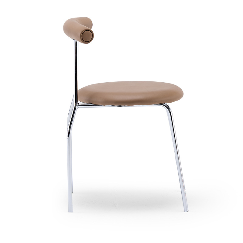 silla de comedor minimalista silla de comedor de lujo moderno simple mesa de comedor casera taburetes de comedor respaldados silla de comedor de hotel de lujo