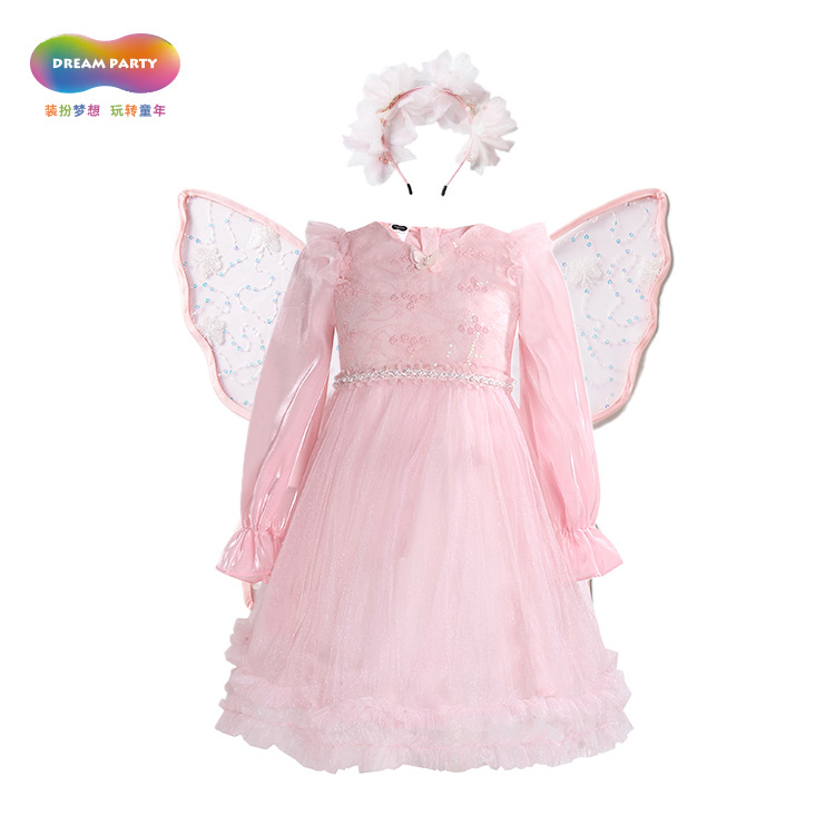 Chunhihua Fairy Princess dress Performance Clothes Little Fairy Children 's Dream Dream set netscreen Dream Dream Dream Elf Dream