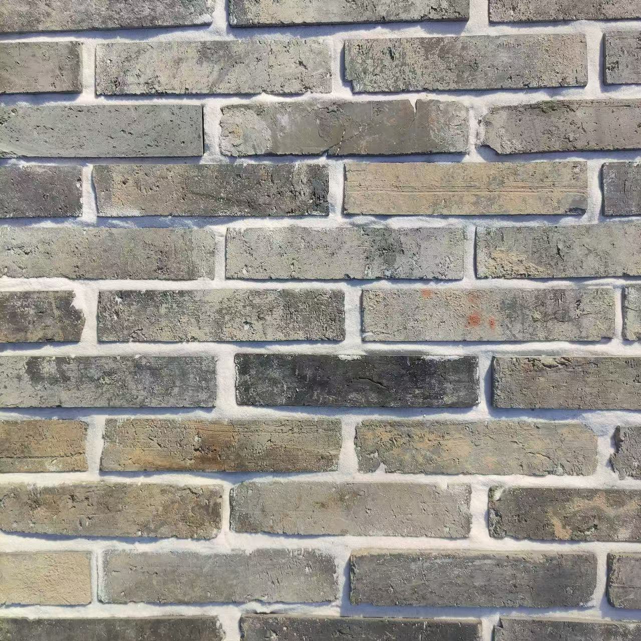 红砖皮，青砖皮，老砖片红砖切片外墙砖劈开砖文化砖石仰明老砖